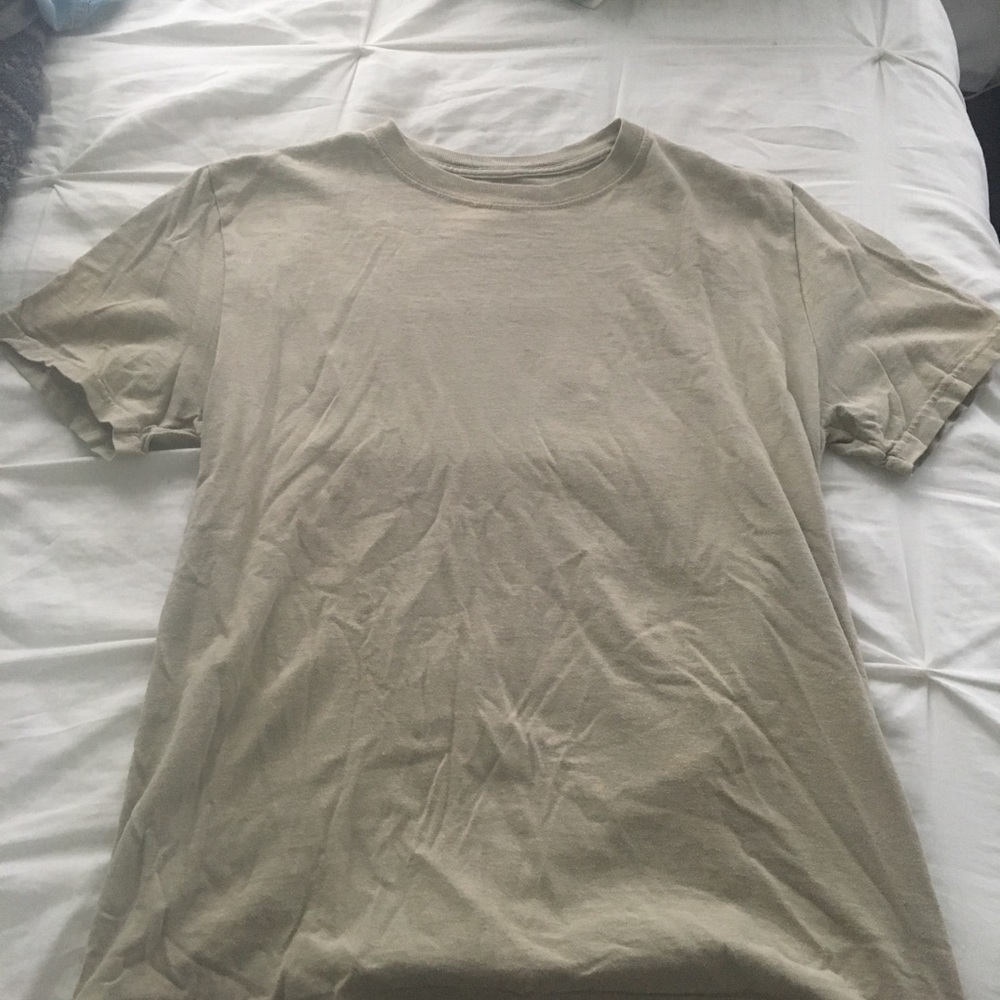 Olive colored tee